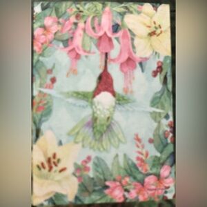 Hummingbird Garden Flag